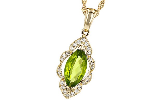 G199-51163: NECK .94 PERIDOT 1.05 TGW