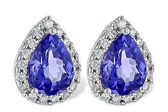 G199-51172: EARR 1.15 TW TANZANITE 1.32 TGW