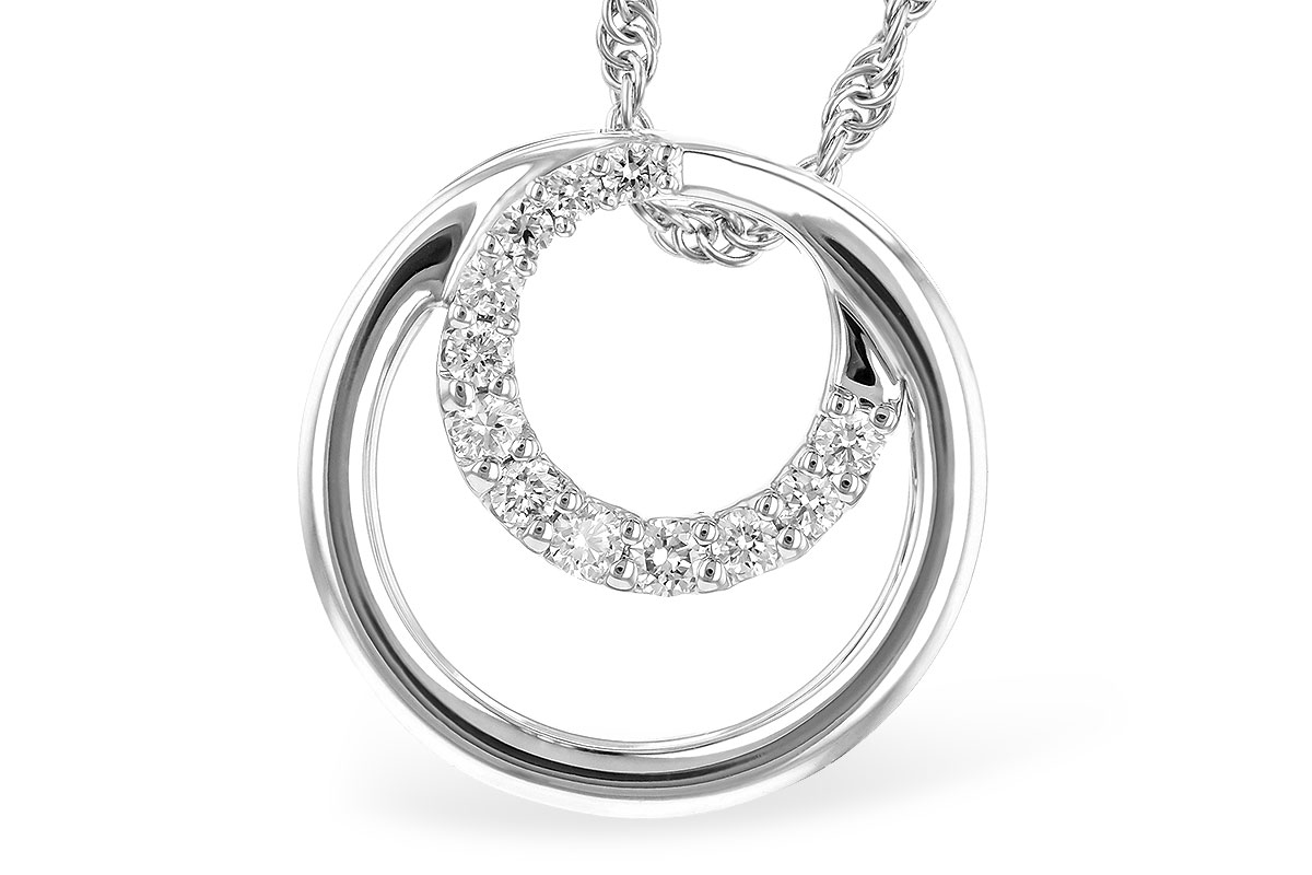 G282-24790: NECKLACE .15 TW
