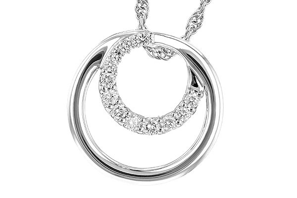 G282-24790: NECKLACE .15 TW