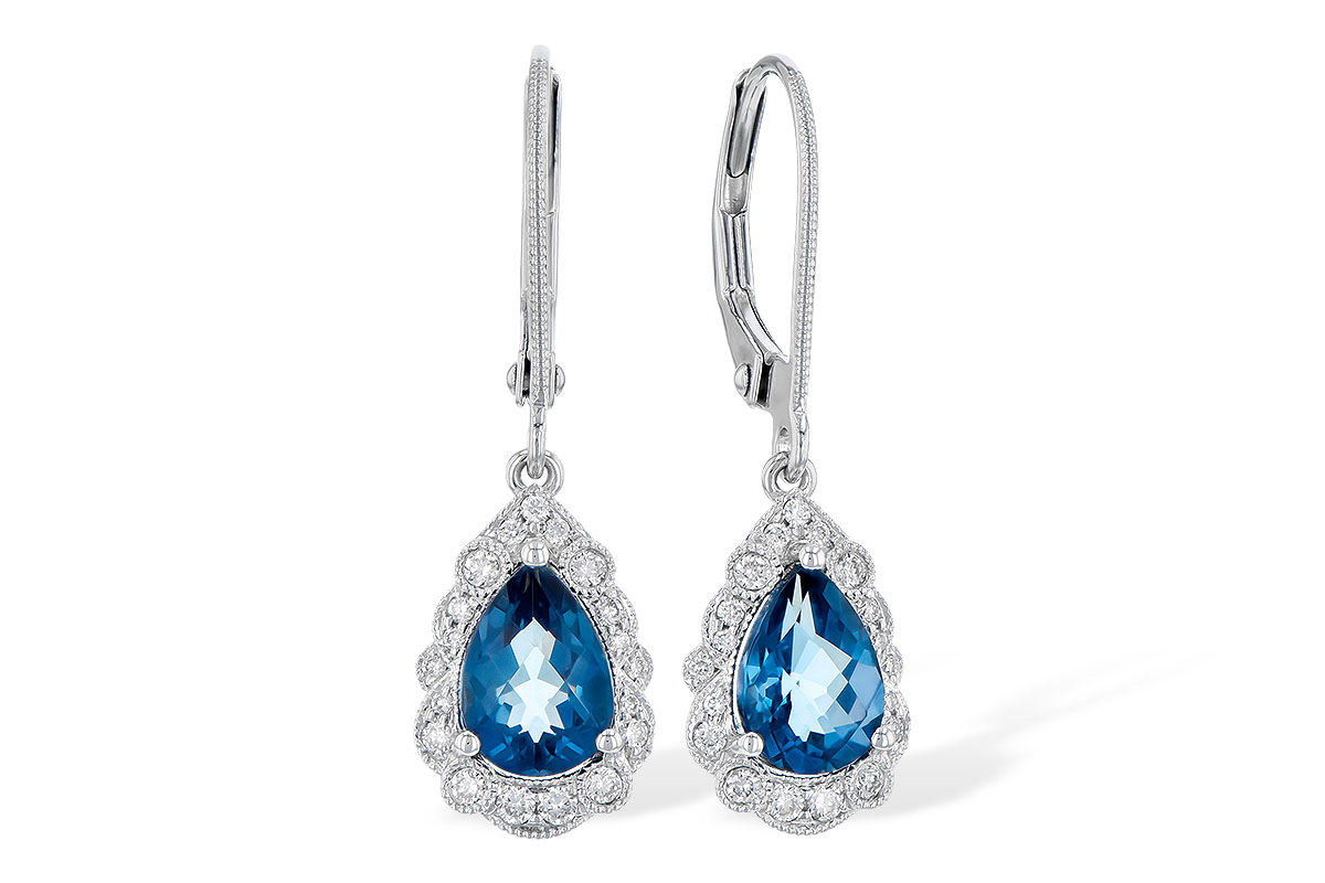 G282-25726: EARR 1.48 TW LONDON BLUE TOPAZ 1.63 TGW