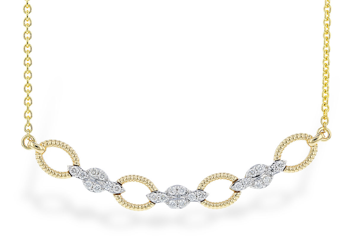 G283-12026: NECKLACE .25 TW (18")