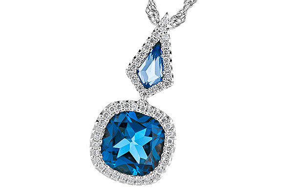 G283-12926: NECK 2.24 TW LONDON BLUE TOPAZ 2.40 TGW