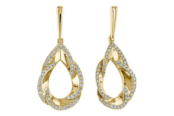 G284-02081: EARRINGS .50 TW
