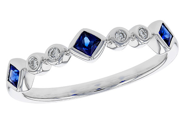 G284-04735: LDS WED RG .25 SAPPHIRE .30 TGW