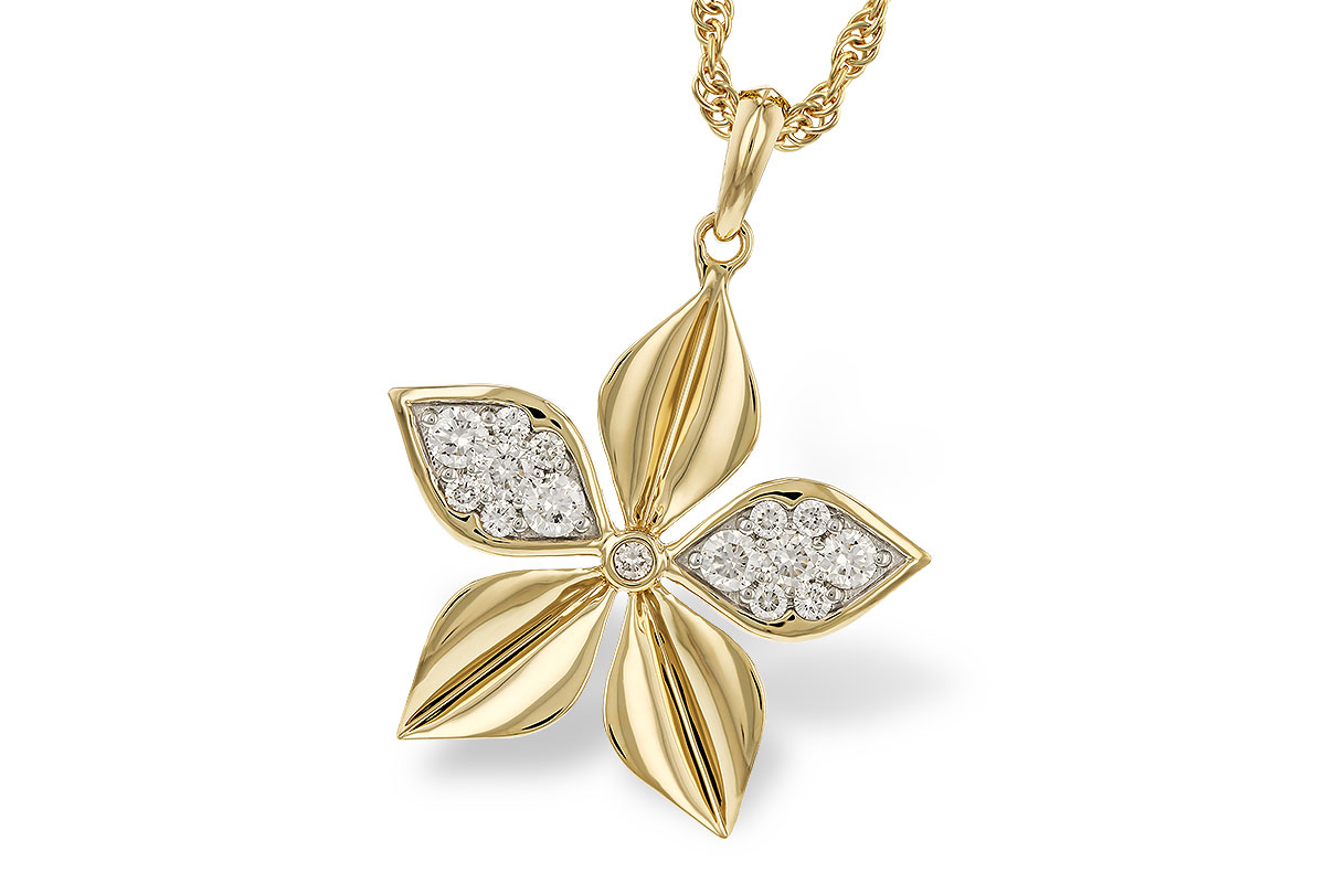 G284-06572: NECKLACE .32 TW
