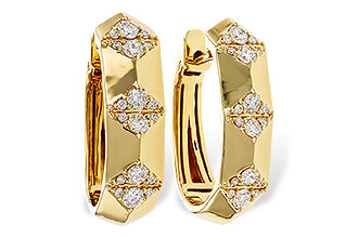 G284-06590: EARRINGS .50 TW
