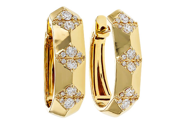 G284-06590: EARRINGS .50 TW