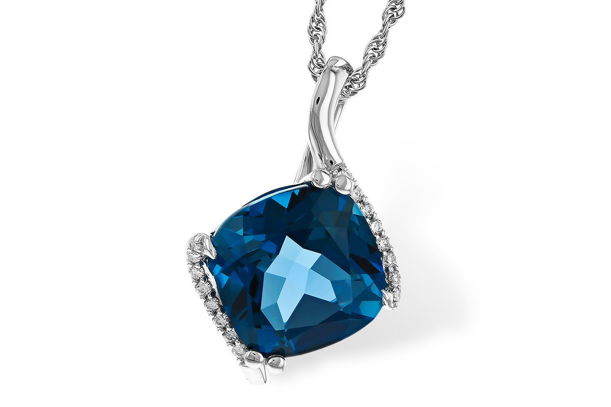 G284-06608: NECK 4.42 LONDON BLUE TOPAZ 4.50 TGW (10MM LBT)