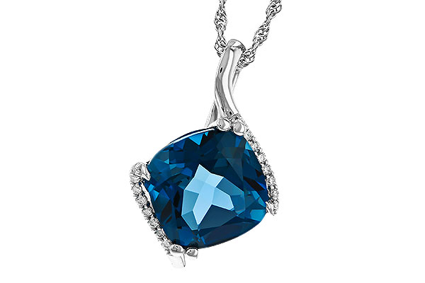 G284-06608: NECK 4.42 LONDON BLUE TOPAZ 4.50 TGW (10MM LBT)