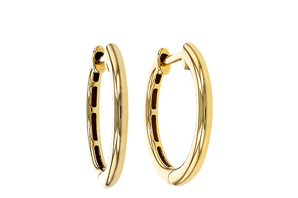 G284-07472: GOLD EARRINGS (16MM)