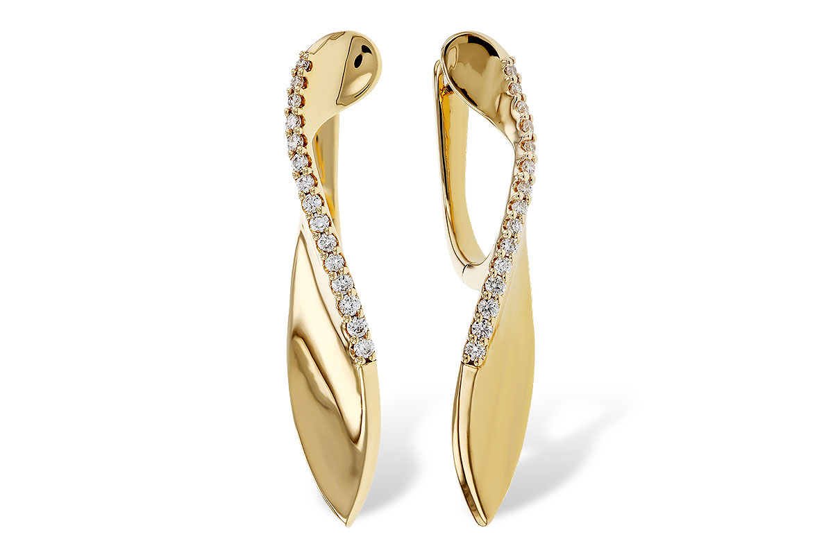 G284-07490: EARRINGS .18 TW