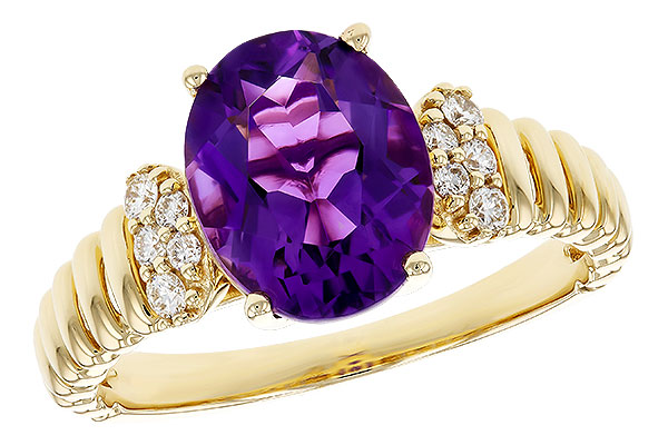 G284-91117: LDS RG 2.12 AMETHYST 2.26 TGW (10x8MM AMY)