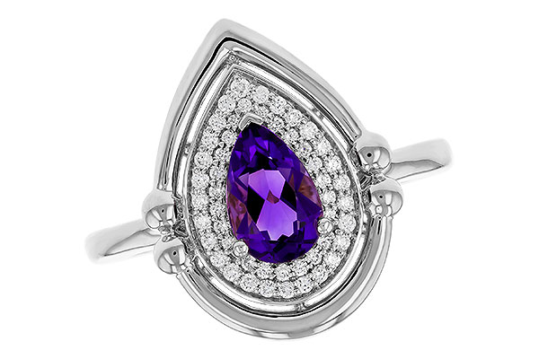 G284-91144: LDS RG .70 AMETHYST .86 TGW (8x5MM AMY)