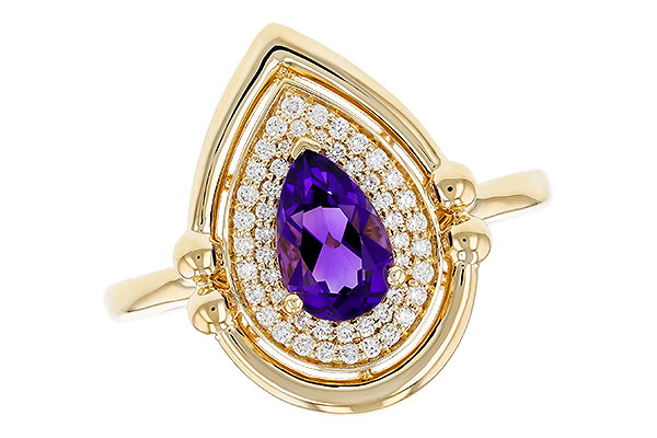 G284-91144: LDS RG .70 AMETHYST .86 TGW (8x5MM AMY)