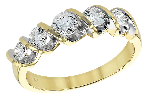 H102-24735: LDS DIA WED RING .75 TW