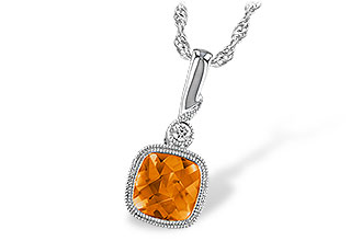 H193-16608: NECK .68 CITRINE .70 TGW