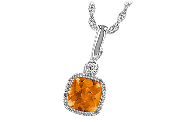 H193-16608: NECK .68 CITRINE .70 TGW