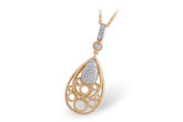 H194-00217: NECKLACE .20 TW
