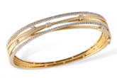 H194-91135: BANGLE BRACELET .91 TW