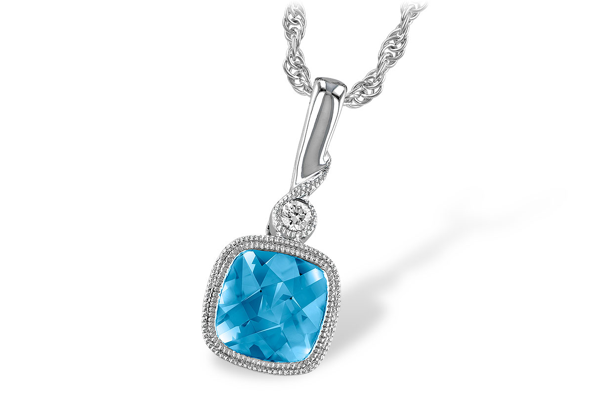 H195-88408: NECK 1.03 BLUE TOPAZ 1.05 TGW