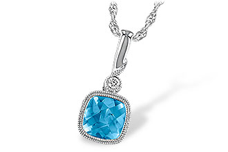 H195-88408: NECK 1.03 BLUE TOPAZ 1.05 TGW