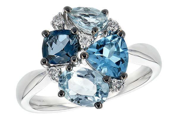 H198-55644: LDS RG 2.57 BLUE TOPAZ 2.65 TGW