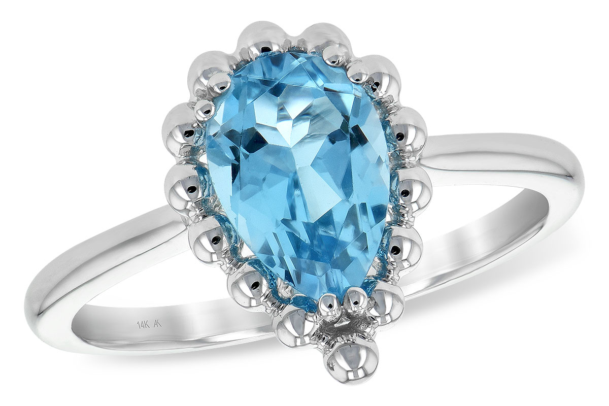 H198-58444: LDS RG BLUE TOPAZ 1.55 CT