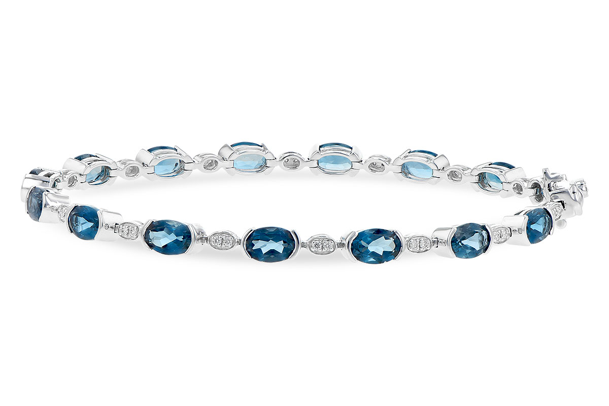 H199-51181: BRACELET 7.20 LONDON BLUE TOPAZ 7.36 TGW