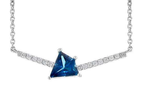 H199-52017: NECK .87 LONDON BLUE TOPAZ .95 TGW