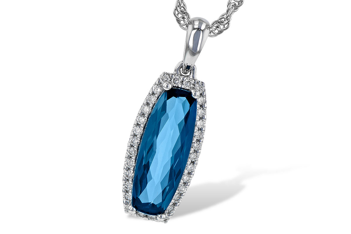 H199-52917: NECK 1.58 LONDON BLUE TOPAZ 1.70 TGW