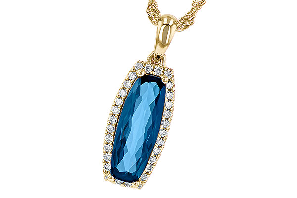 H199-52917: NECK 1.58 LONDON BLUE TOPAZ 1.70 TGW