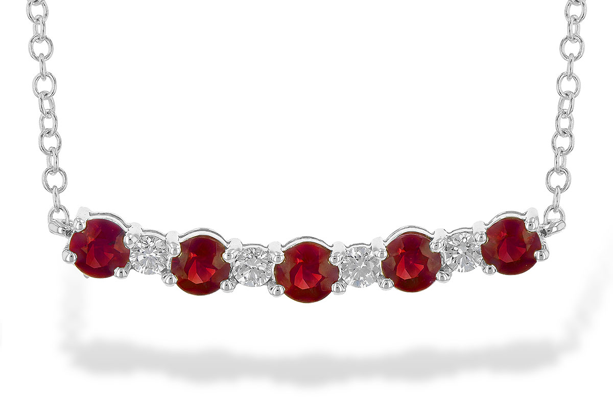 H199-53826: NECK .58 TW RUBY .70 TGW