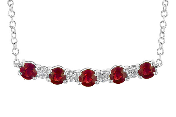 H199-53826: NECK .58 TW RUBY .70 TGW