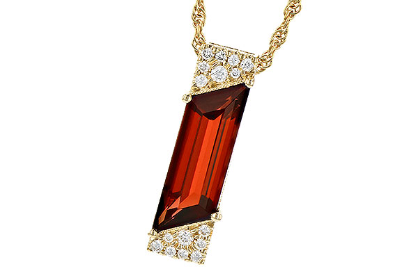 H282-22035: NECK 2.16 GARNET 2.25 TGW