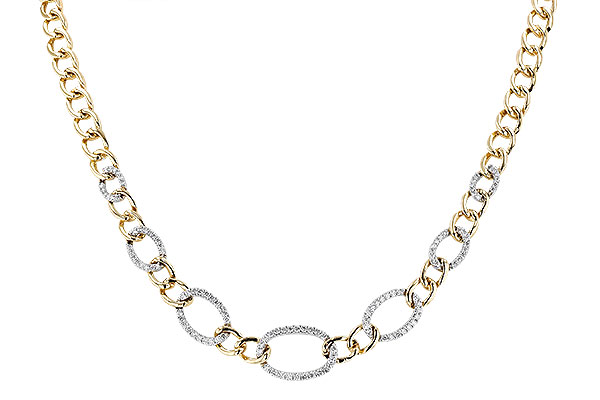 H283-10253: NECKLACE 1.15 TW (17")