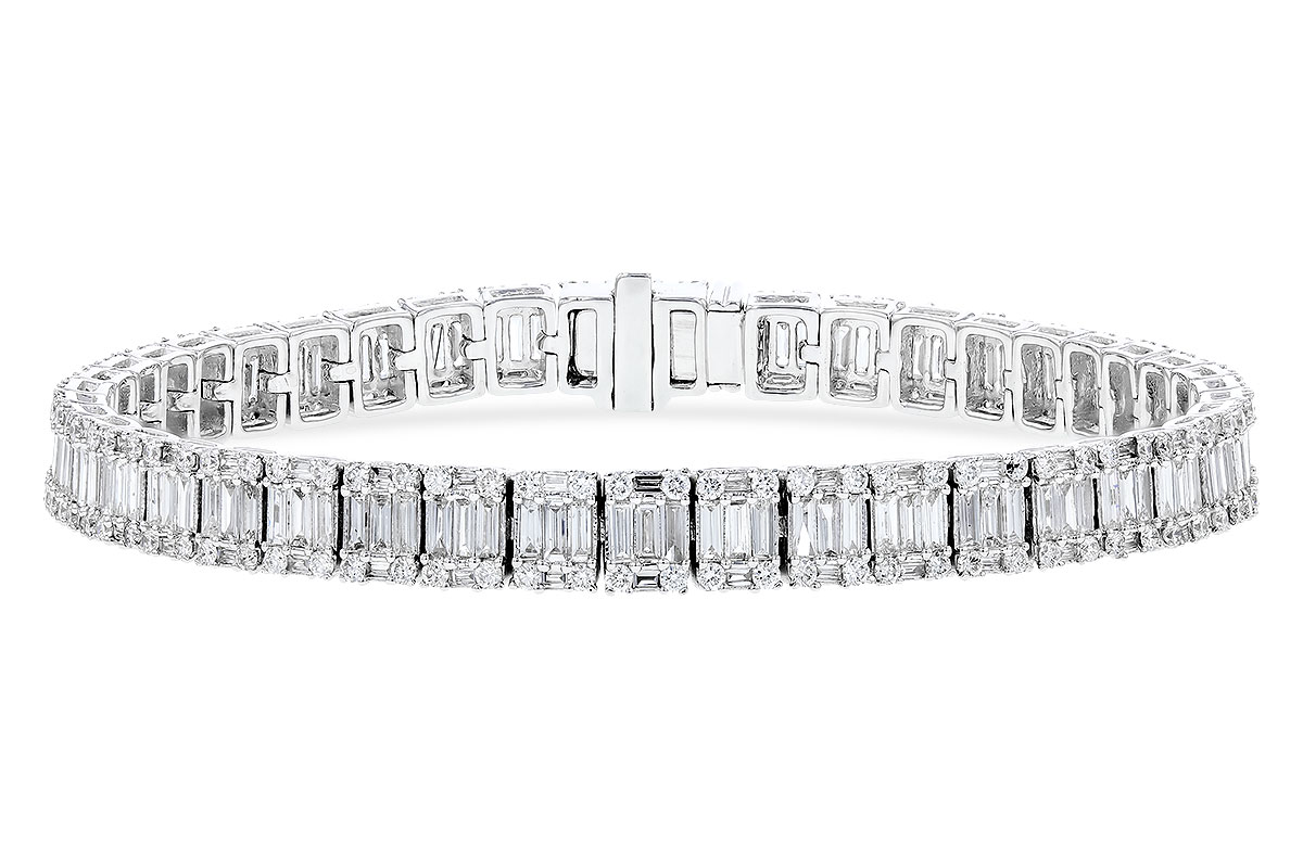 H283-11153: BRACELET 2.72 TW BAGUETTES 4.10 TW