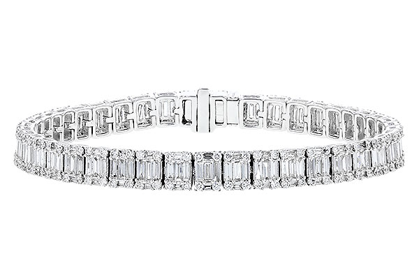 H283-11153: BRACELET 2.72 TW BAGUETTES 4.10 TW