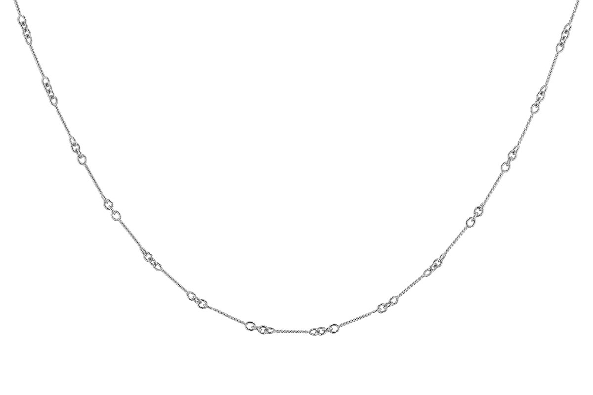 H283-14808: TWIST CHAIN (8IN, 0.8MM, 14KT, LOBSTER CLASP)