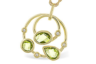H284-00199: NECKLACE 2.20 PERIDOT 2.26 TGW
