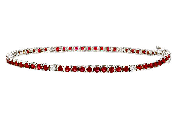 H284-01181: BRACELET 3.04 RUBY 3.29 TGW (7")
