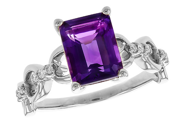 H284-06572: LDS RG 1.95 AMETHYST 2.05 TGW (9x7MM AMY)