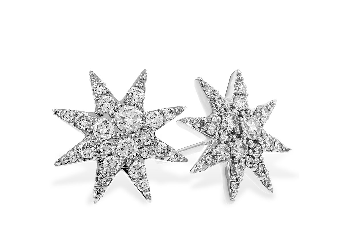 H284-06581: EARRINGS .50 TW