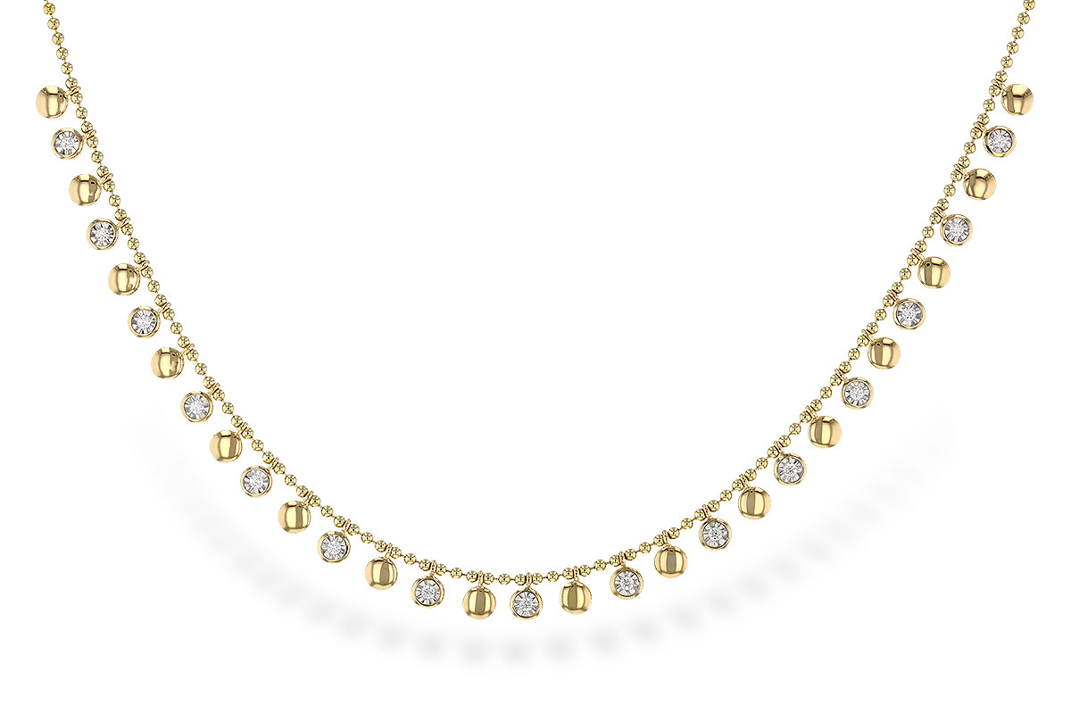 H284-07526: NECKLACE .24 TW