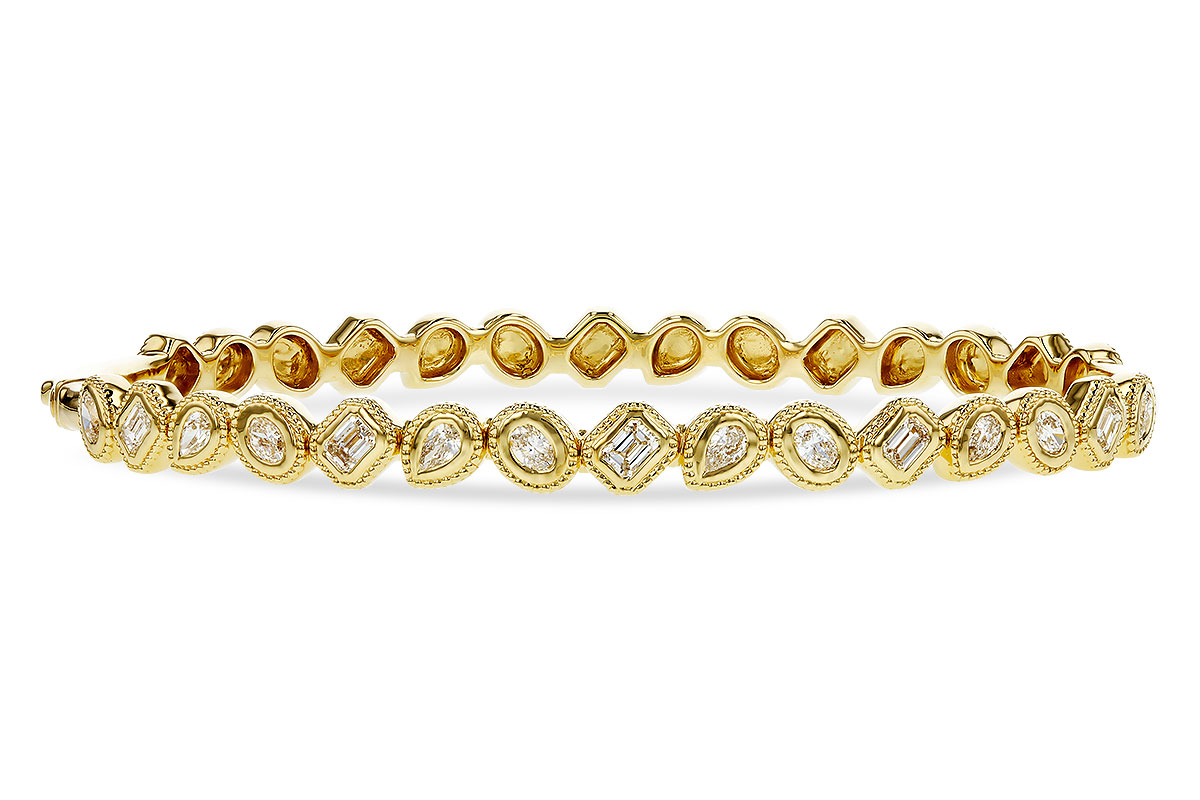 H284-07535: BANGLE 1.00 TW FANCY CUT DIAS