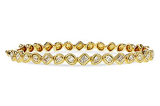 H284-07535: BANGLE 1.00 TW FANCY CUT DIAS