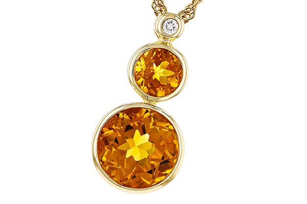 H284-91126: NECK 2.03 CITRINE 2.05 TGW (5MM / 8MM CIT)
