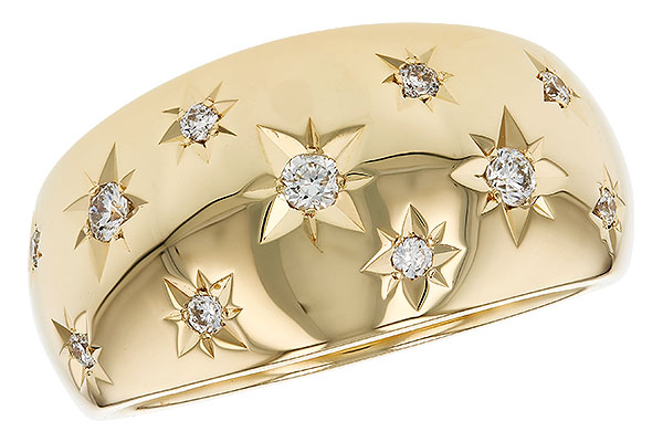 H284-91153: LDS DIA WEDDING RING .18 TW