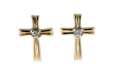 K009-52953: EARRINGS .03 TW