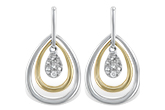 K193-12999: EARRINGS .06 TW